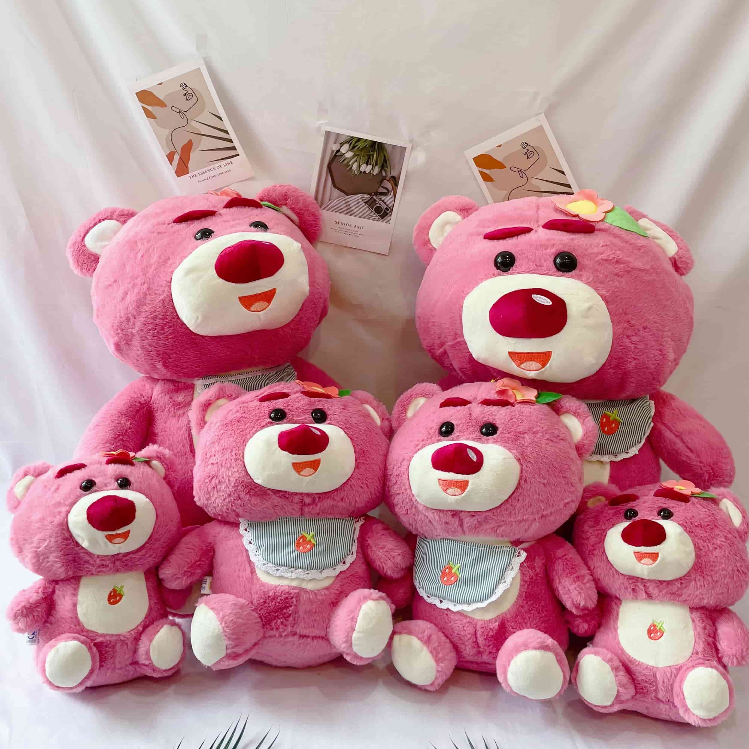 GẤU BÔNG DÂU LOTSO YẾM NGỒI