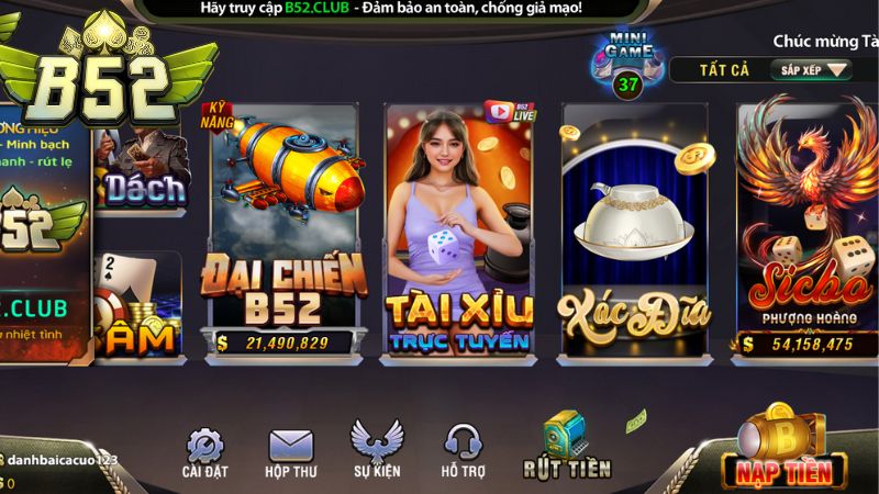 Giới thiệu về game tài xỉu trực tuyến tại B52 Club