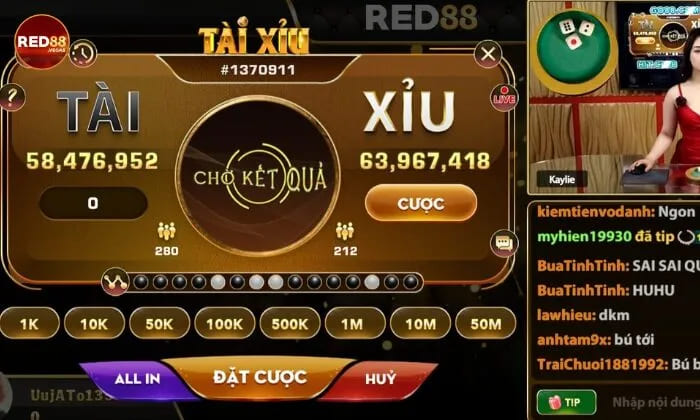 Chọn tài xỉu Livestream Red88