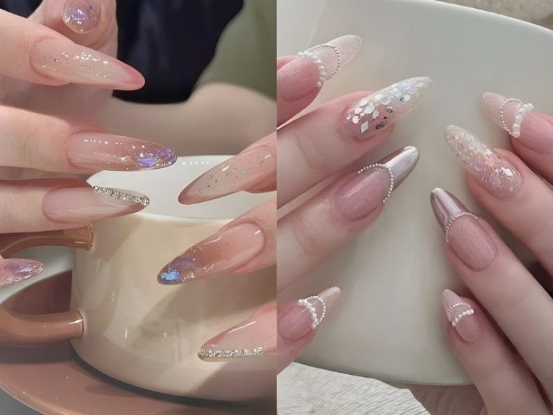 Top những mẫu nail trong suốt đẹp nhẹ nhàng và thanh lịch